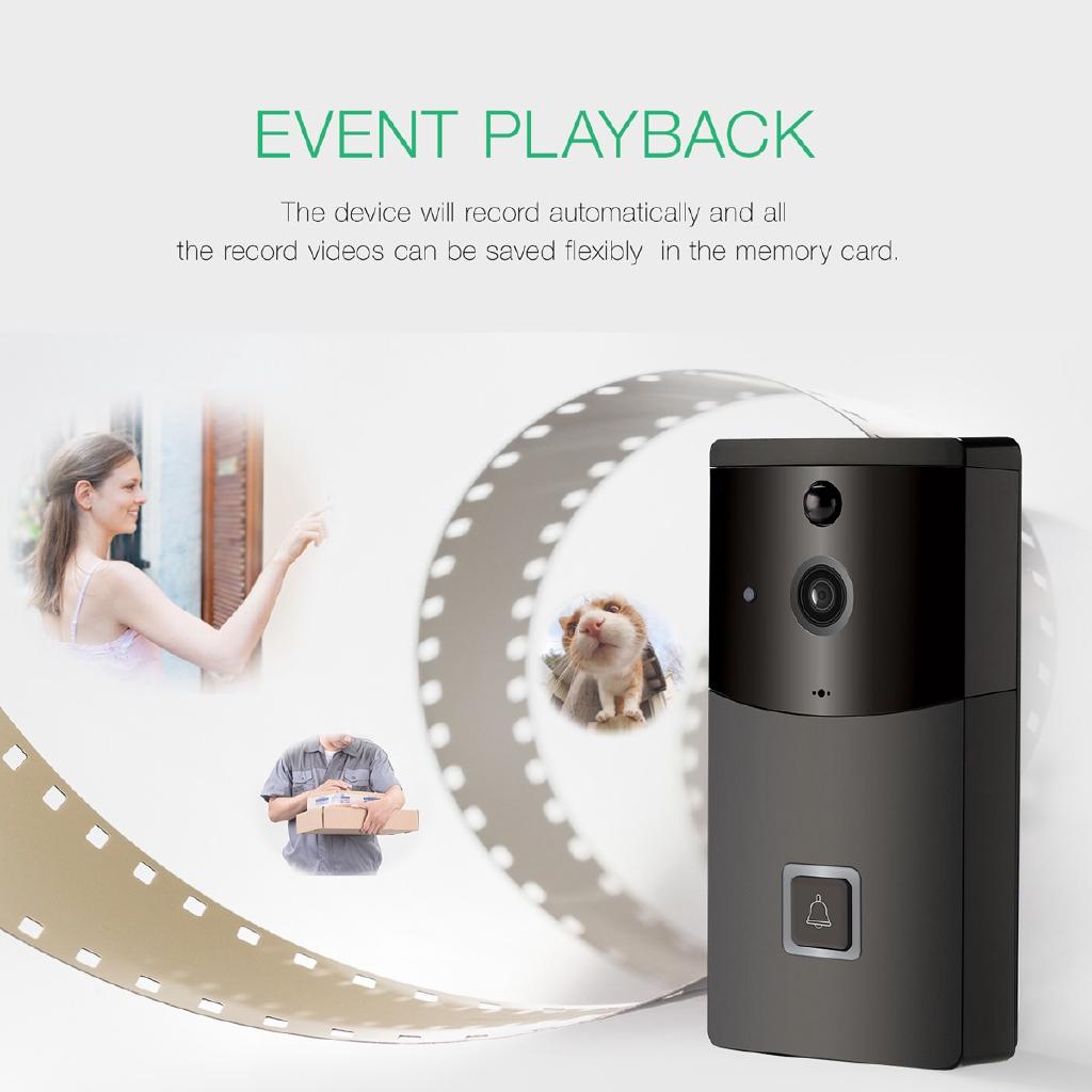 Full 6G Super Wide Angle 1.7mm Lens WIFI Video Doorbell Smart WiFi Video Doorbell
