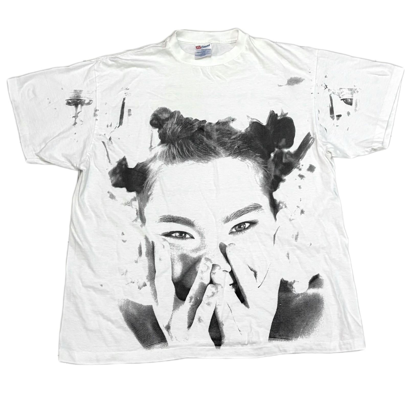 Vintage BJORK AOP TIME SENSUALITY IT TAKES COURAGE TO ENJOY IT XL Shirt REPRINT Unisex T-Shirt XXXL