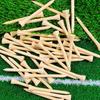 100 Stück Holz Praktisches Design Servicefähige Handwerkskunst Tee Wesentliches Zubehör für Golf