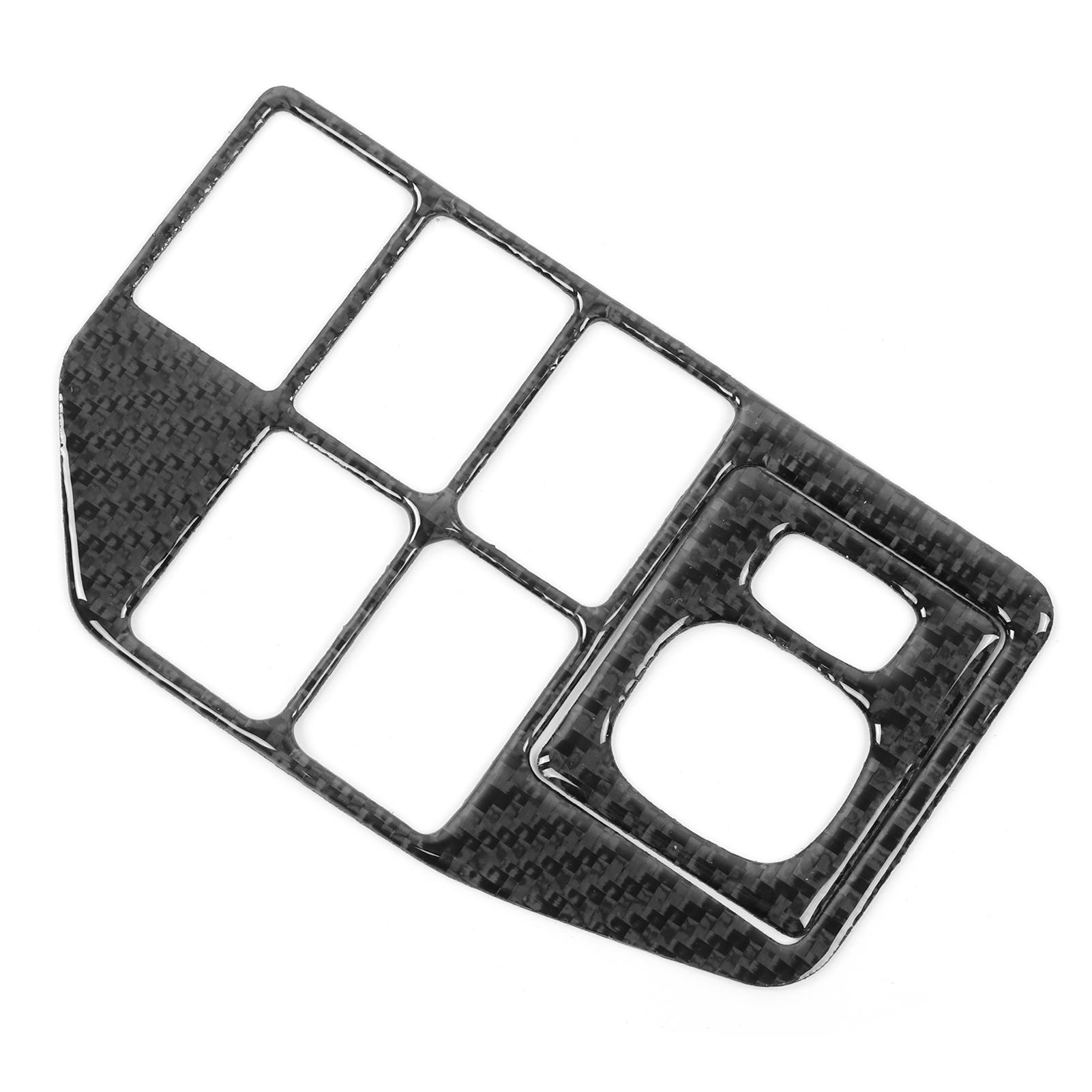 

Rearview Mirror Switch Panel Cover Adjust Button Carbon Fiber Trim Fit for Prius 20122015 RHD