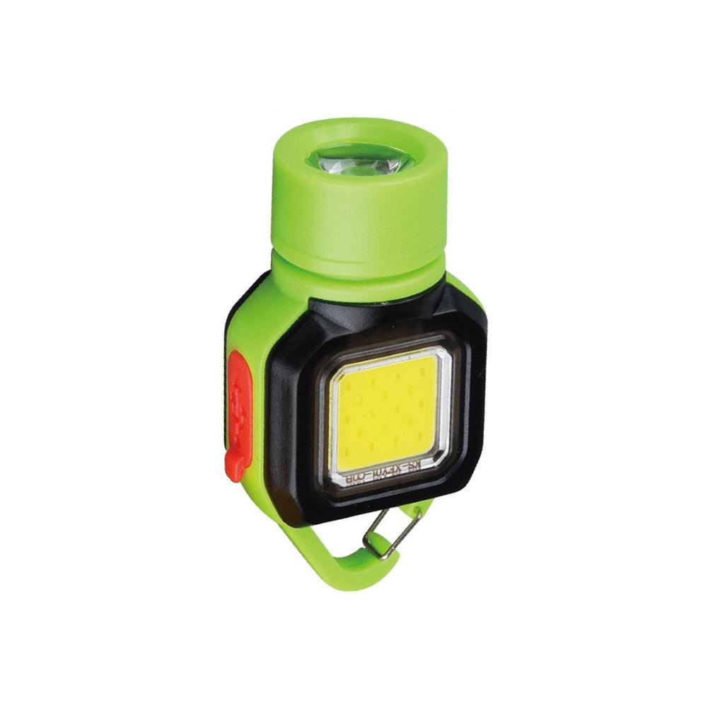 Multi-functional Keychain Light USB Rechargeable Flashlight Portable Outdoor Emergency Light Waterproof Hand Flashlight