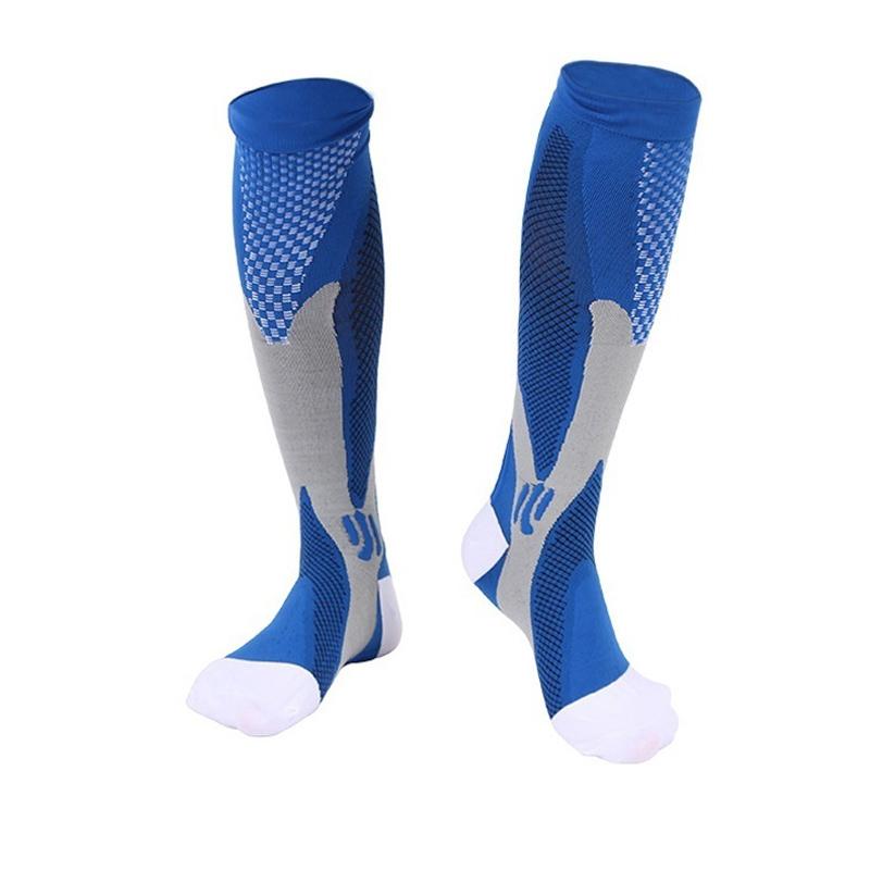 6Pairs New 20-30Mmhg Compression Socks High Stockings For Men & Women Sports Marathon Cycling Football Varicose Veins Eu35-45