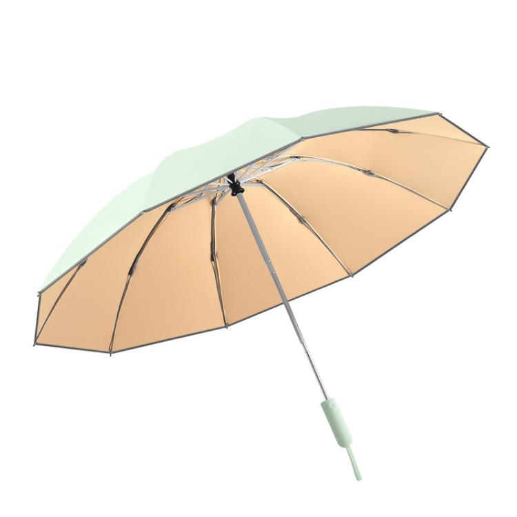 Automatic vinyl portable anti-ultraviolet sunscreen reverse umbrella weather and rain sunshade umbrella