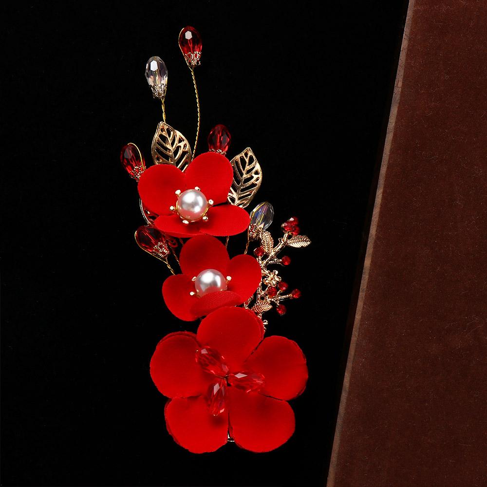 Hair Ornaments Crystal Chinese Hanfu Hair Clips Festival Hairpins Duckbill Clips Women Barrettes