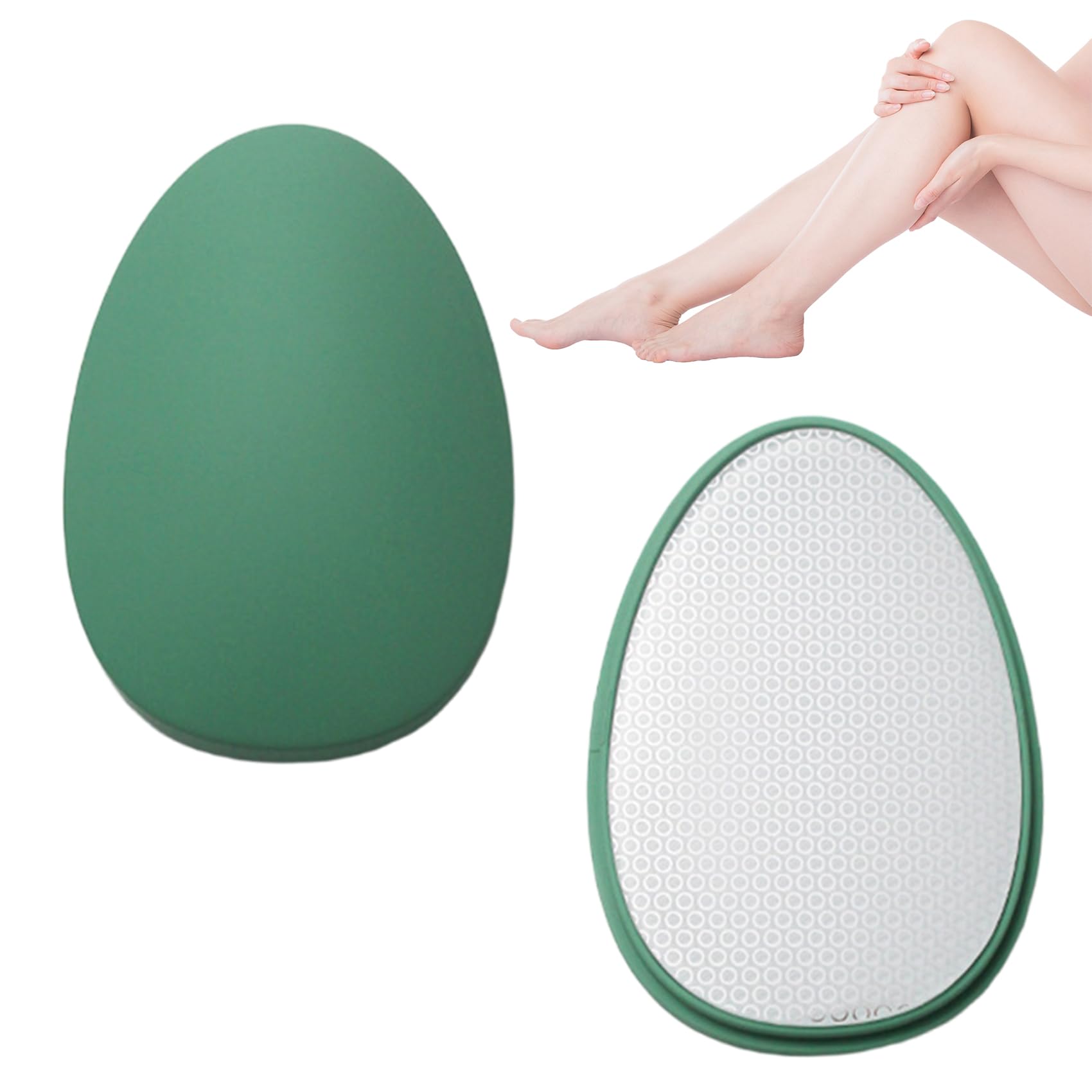 

FQLYP Нано-стекло Удаление волос Просто Безболезненное Удаление волос Физическое Удаление волос Нежное на Легкое для Дома Новичок Делает Отличный Подарок Устройство Растирание, + зелёный