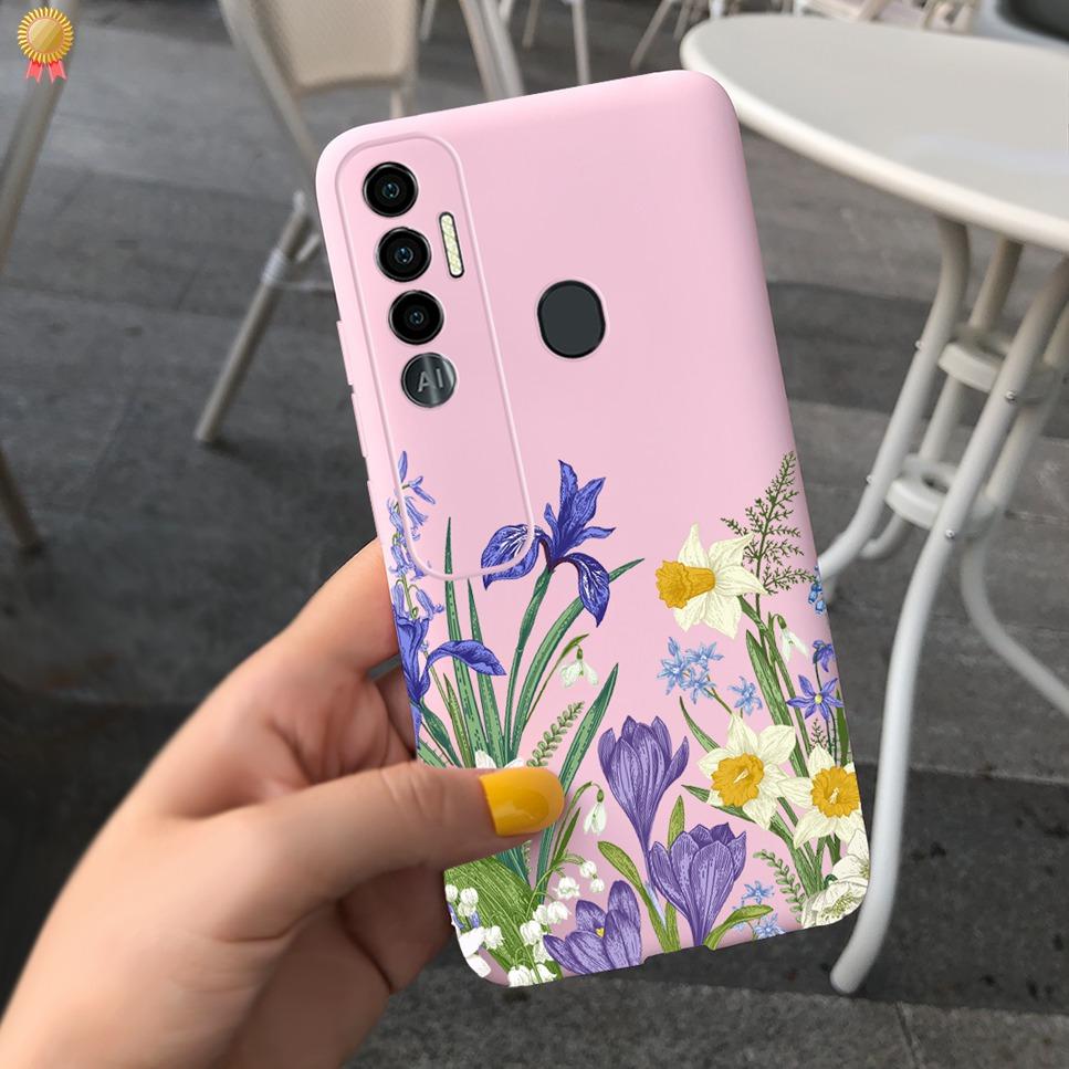 For Tecno Spark 7 P Pro 7P 7Pro Case Cute Girls Bear Back Cover Silicone For Tecno Spark7 P Pro Spark 7 P Pro 7P 7Pro Phone Case
