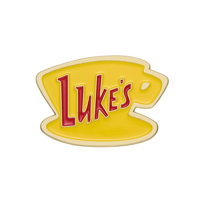 

Lukes Diner Enamel Pins Custom TV Series Brooches Lapel Badges Cartoon Funny Jewelry Gift for Fans Friends