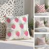 Girls For Spring Floral Ins Print Pillow Case Anti-dustmite Pillowcase Invisible Zipper Silky Short Plush Sofa Cushion Cover