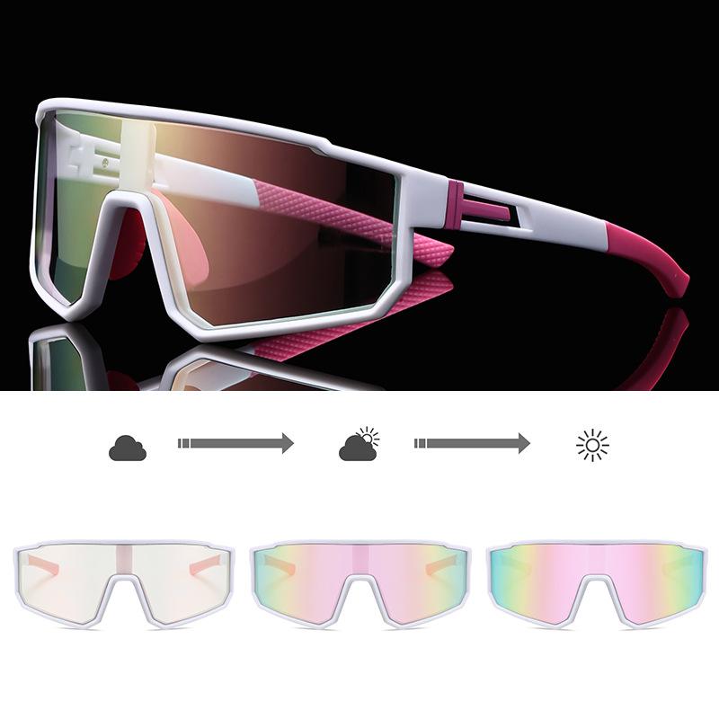 Photochromic Sunglasses Outdoor Sports Bike Cycling Glasses Man MTB Climbing Glasses Women Driving Bicycle Eyewear New