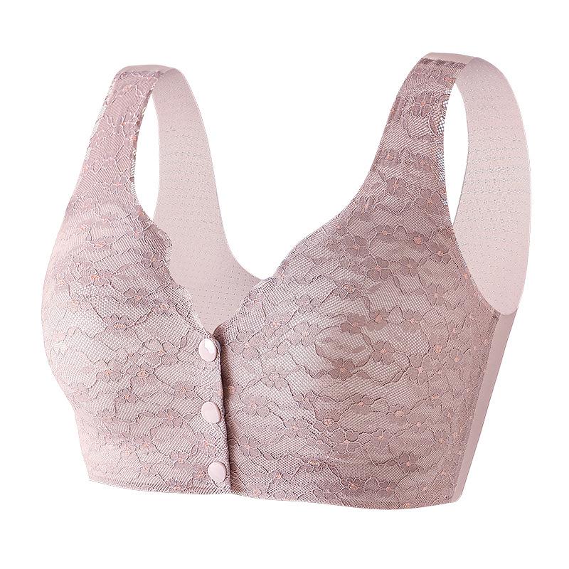 

Бесшовный бюстгальтер для кормления с застежкой спереди - Поддерживающий послеродовой бюстгальтер для беременных, предотвращающий провисание, для лета M (75C~75E)