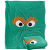 Sesame Street Face Oscar The Grouch Blanket