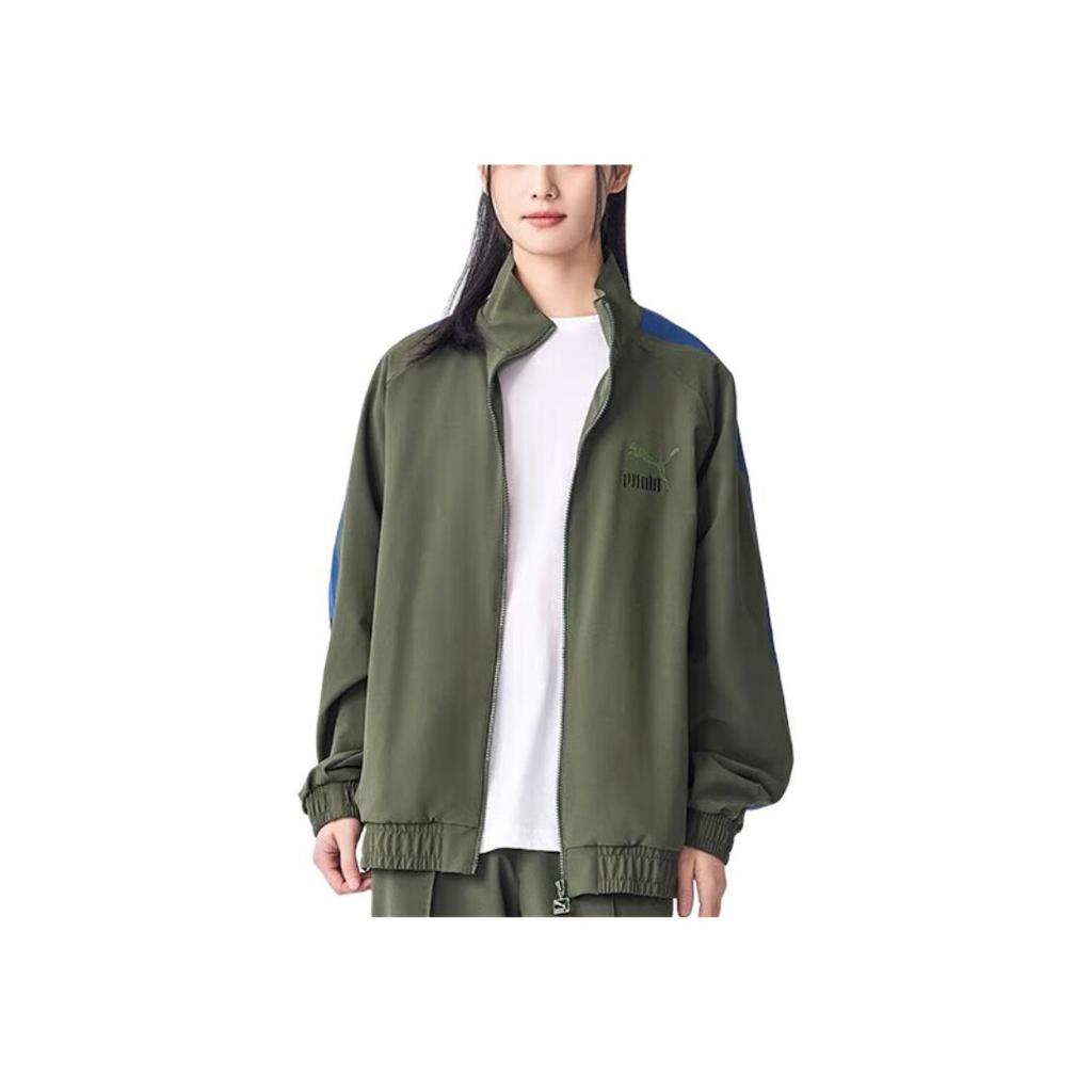 New PUMA T7 Jackets & Coats Unisex Army Green 628203-76