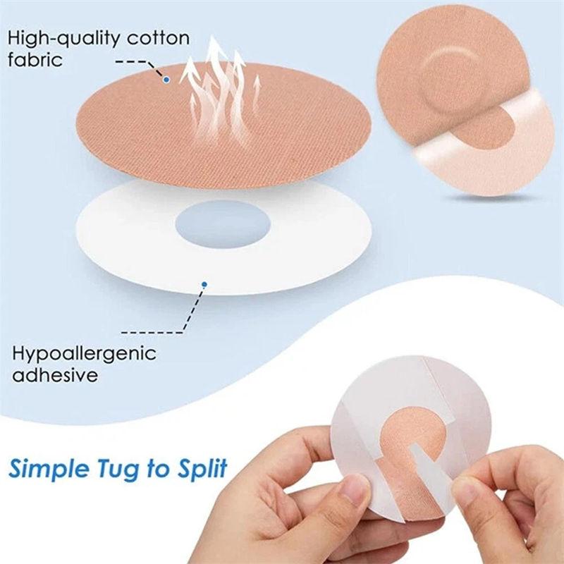 10-50pcs Waterproof Libre 2/3 Sensor Covers Flexible Patches Adhesive Circle Sports Running Accessories