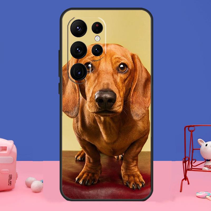 Dachshund Dog Case For Samsung Galaxy S24 Ultra S23 S22 S21 S20 FE Note 20 S8 S9 S10 Note 10 Plus Cover