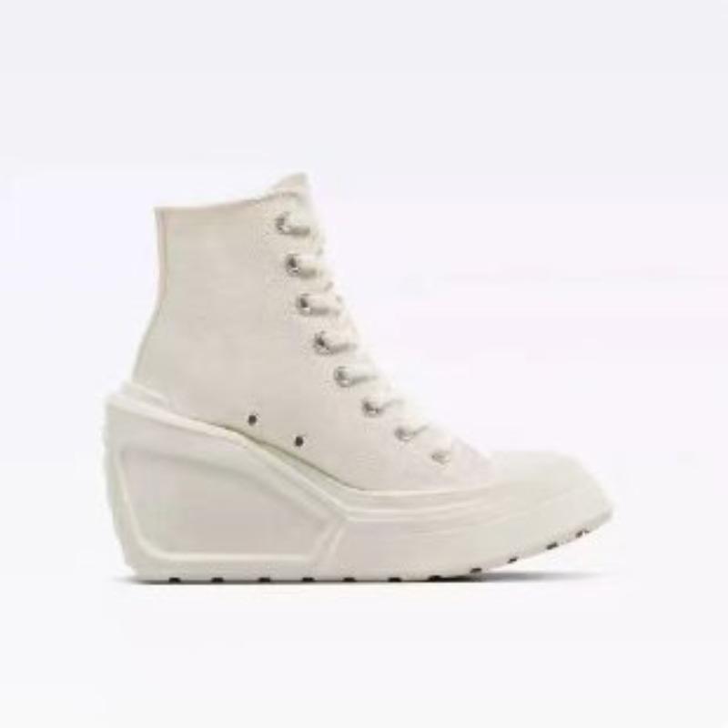 New Large-sized Retro Shoes, Versatile Lace-up Breathable Sponge Casual Shoes