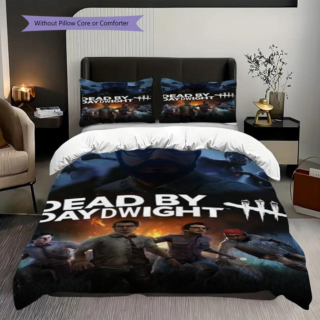 Green Monster Set Threepiece Set 1 Duvet Cover 2 Pillowcase Without Core Christmas Birthday Gift Soft And Comfortable Bedding Set Bedding