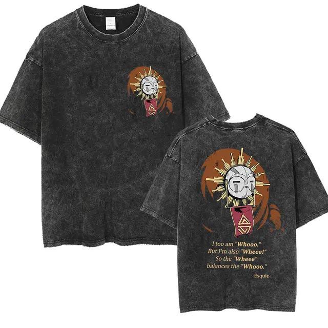 Claire Obscur 33 Expacim Retro Washed Unisex Cotton Oversized T-Shirt