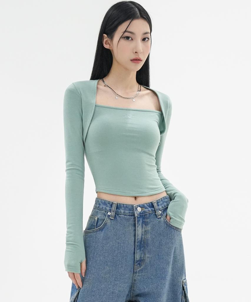 Urban Dress Bell Bolero Crop T - 4Col