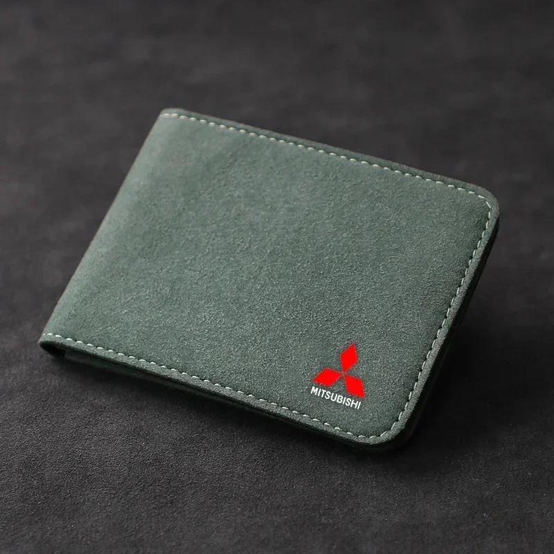 

Car Logo Driver License Holder Cover Case for Mitsubishi Lancer Ex Mirage V33 G4 26 OTO ASX L300 Montero L200 EVO Pajero Galant