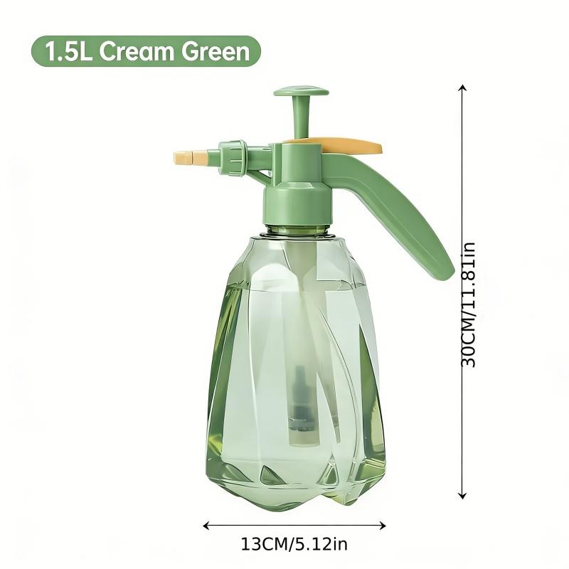 1pc Premium Plastic Pressure Spray Bottle Powerful Air Pressure Technology Adjustable Nozzle High-Pressure Mist Sprayer Garden