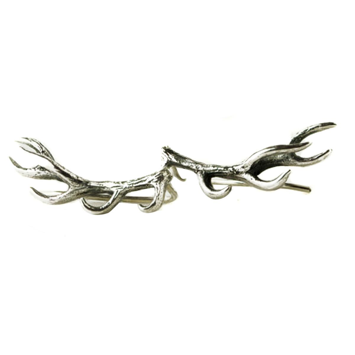 

Женские простые серьги-манжеты с рогами оленя в стиле ретро, ​​альпинистские серьги-манжеты на гусеницах