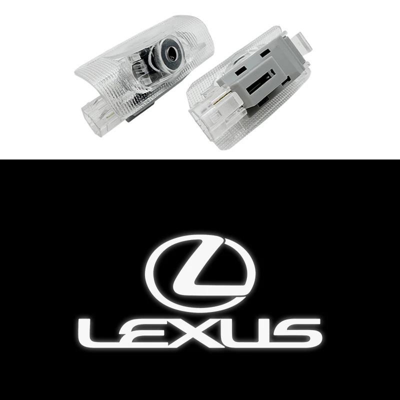 

For Lexus ES240 ES250 ES350 IS250 IS300 RX270 GS NX300 RX300 RX350 2Pcs LED Welcome Light Car Door Projector Lamps Accessories 2Pcs