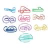 100Pcs Number Shape Paper Clips Funny Cute Rich Colors Bookmark Strong Clamping Fancy Paperclips