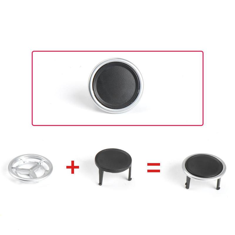 Car Rear Air Conditioner Rotation Climate Control Knob Button Cover Rear A/C Panel Decorative Cover For VW Sharan Seat Alhambra