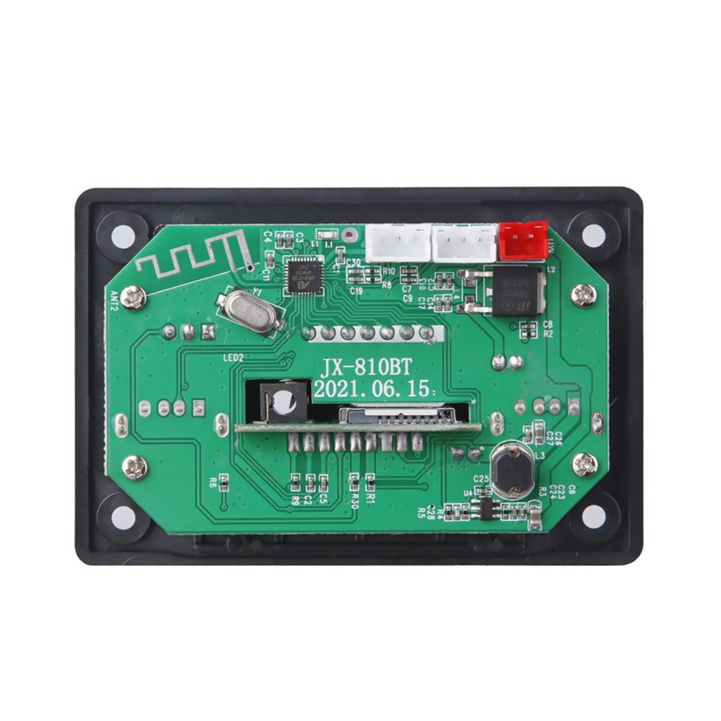 Bluetooth 5.0 MP3 Decoder Board Amplifier Audio Player 12V DIY MP3 Player Car FM Radio TF USB AUX Remote Module