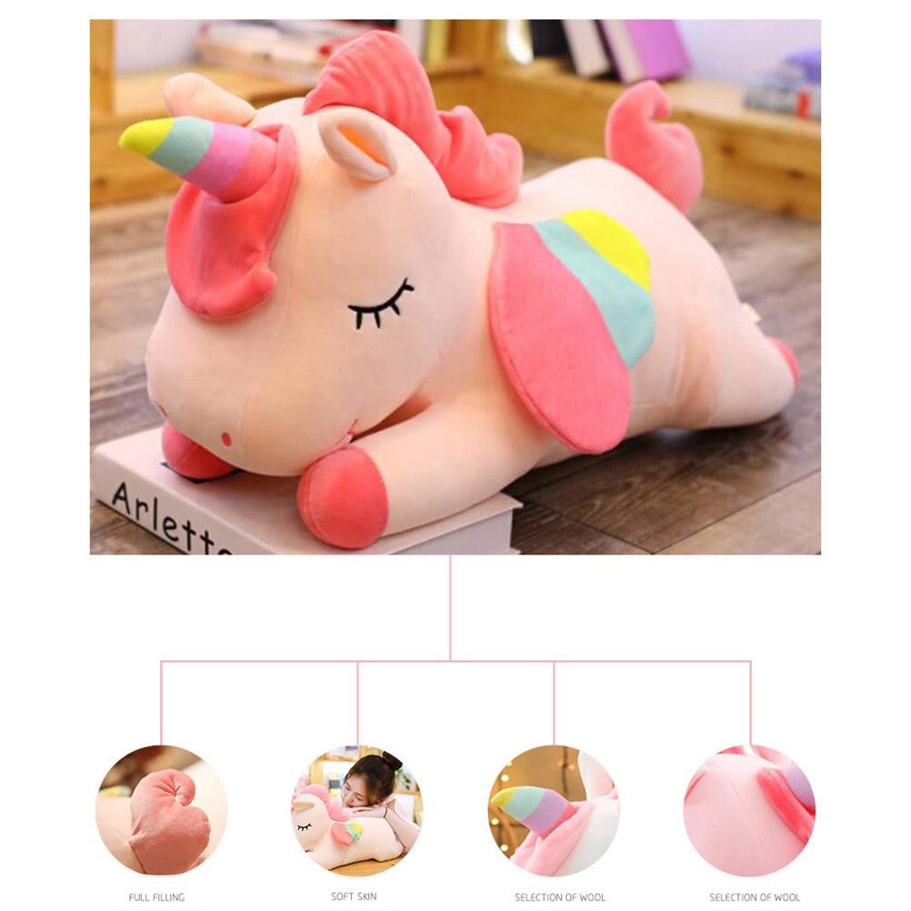 Soft Plush Toy Baby Sleeping Pillow Doll Animal Stuffed Plush Toy Birthday Gifts for Girls Children