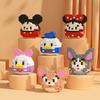 MINISO Sanrio Disney Anime Cartoon Actionfiguren Diamant Mikro Kleine Partikel Bausteine Hello Kitty Stitch Kinderspielzeug
