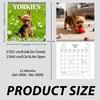 Dog Calendar 2026 Animal Art 12 Monthly Planning Planner 2026 Wall Calendar 12 Month for Bedroom Living Room Kitchen Classroom