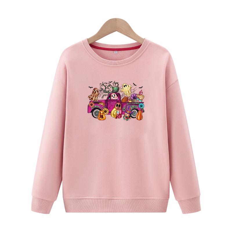 Halloween Ghosts Iron On Transfer T-Shirt Jeans Thermal Press Diy Vinyl A-Level Washable Hoodies Tops Sticker Decoration