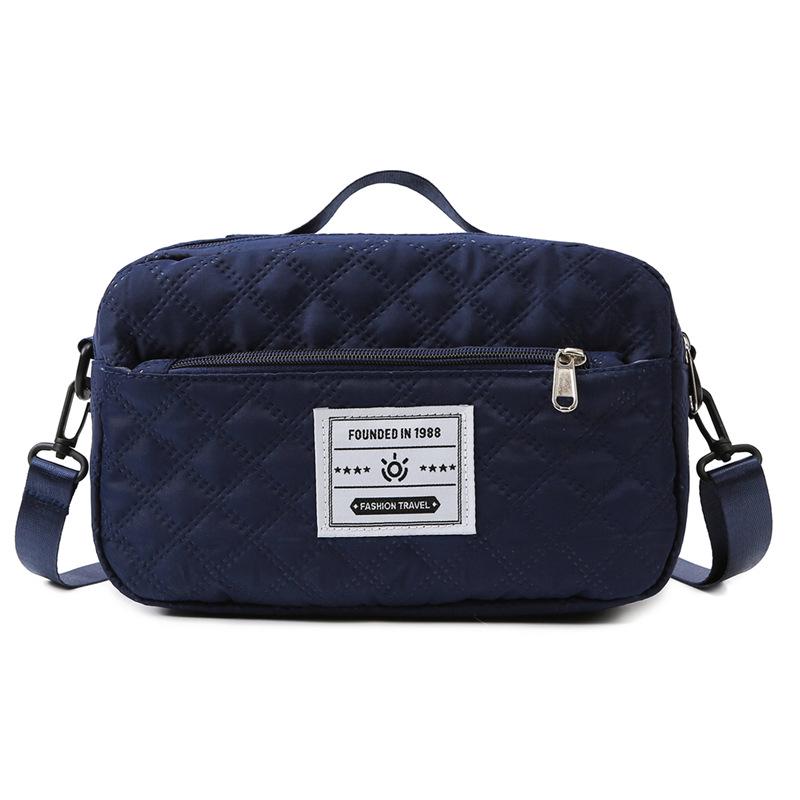 Korean Style Large Capacity Quilted Gym Bag - Yoga, Travel, Crossbody & Mother-Child Handbag