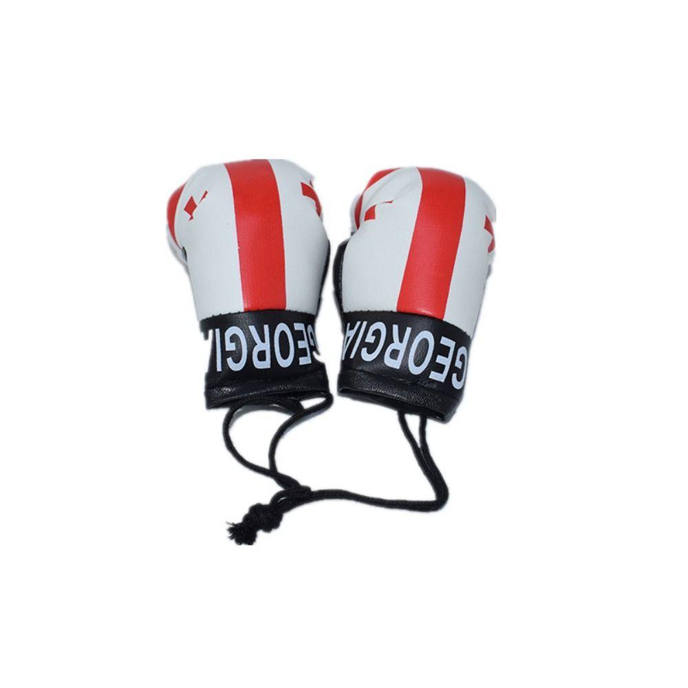 1 Pair Hanging Boxing Gloves Pendant Leather Mini Boxing Gloves  Girls Gifts