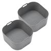 2 Pcs Silicone Compatible with For HD9252 HD9200 HD9255 Non-stick Baskets Designed for Durability and Function