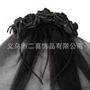 New Halloween headband rose spider with web headband ghost festival party atmosphere decorative headgear