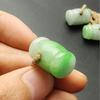 Jade Antique Waist Drum Beads, 2cm x 1.4cm