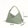 Handmade Lambskin Chain Crossbody Women's Dumpling Handbag