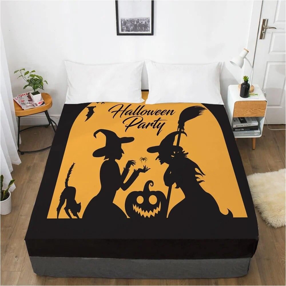 Cartoon Hallowmas Children's Elastic fitted sheet bed sheet With An Elastic Band Mattress Cover Bed cover for kids baby PARTY