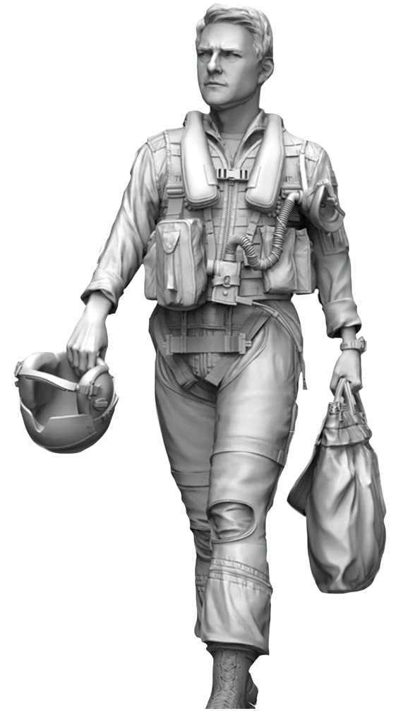 

Nuts Planet Modern Navy Fighter Pilot Resin Kit 1/16 U.S. NP-12008