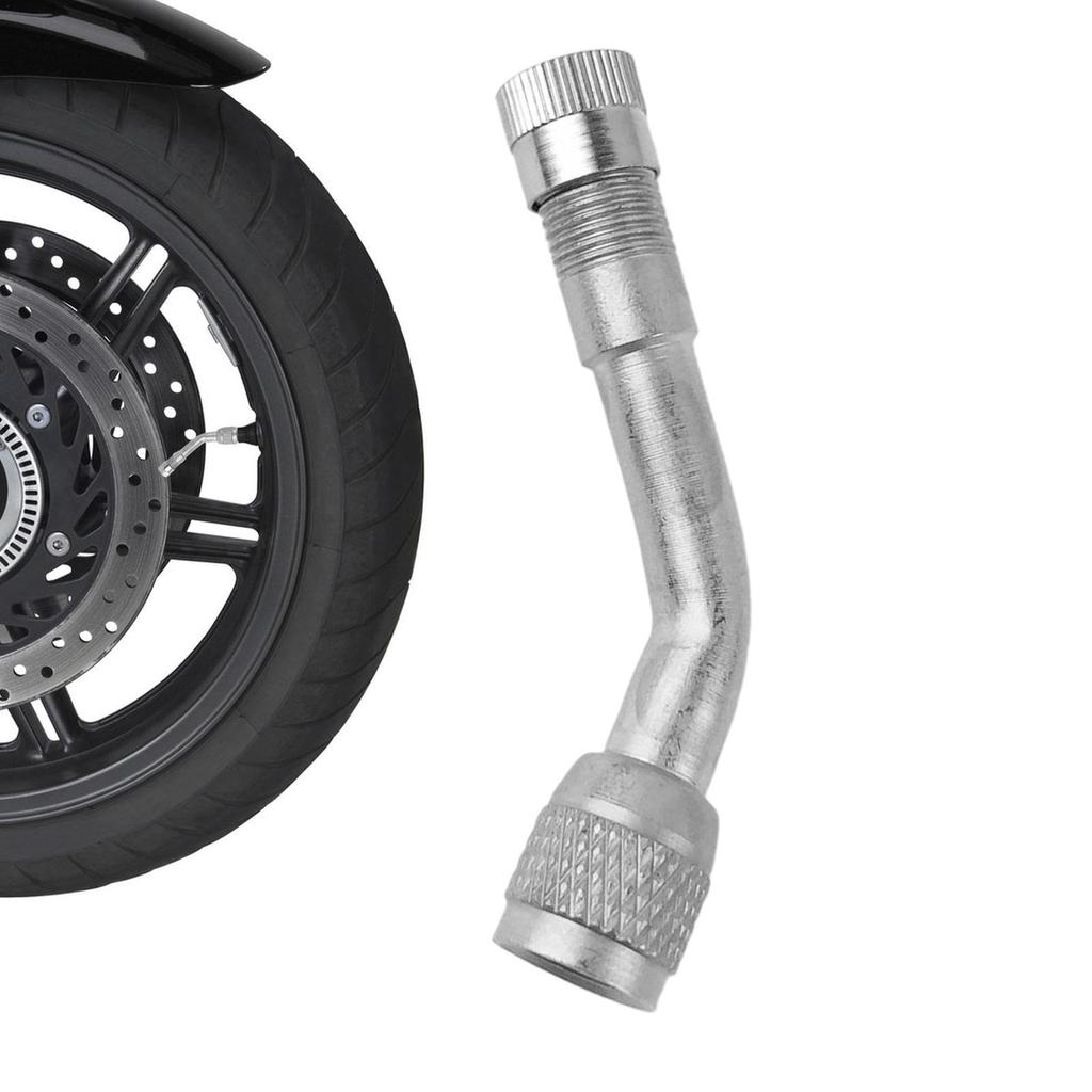 Parlayildiz 90 Degree Bend Air Tire Stem Extender Valve,Motorcycle Tire Extension Air Nozzle Scooter,