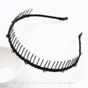 Korean Long-toothed Non-slip Headband with Comb Headdress Simple Headband with Teeth Hairpin Makeup Face Wash Headband