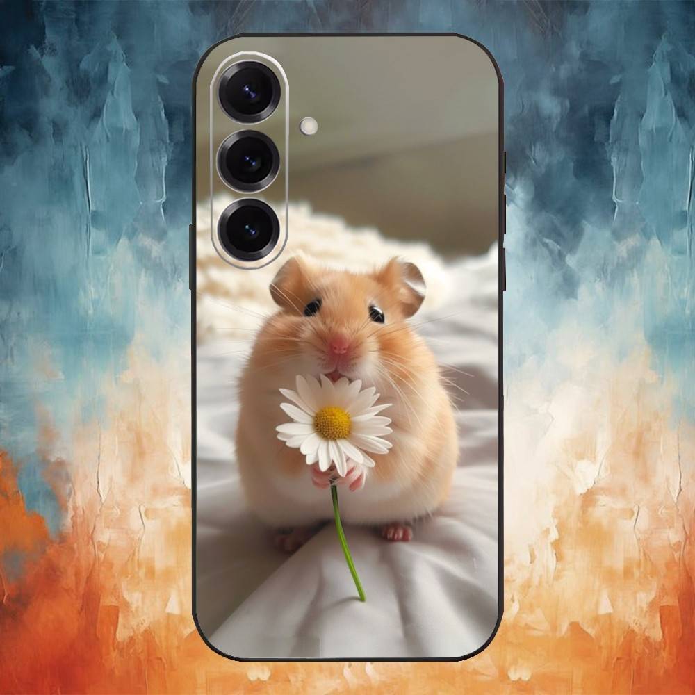 Cute Animal fluffy Hamsters  Phone Case For Samsung Galaxy A20,21s,22,31,32,52,53,72,73,80,91 Soft Black Shell Samsung a52