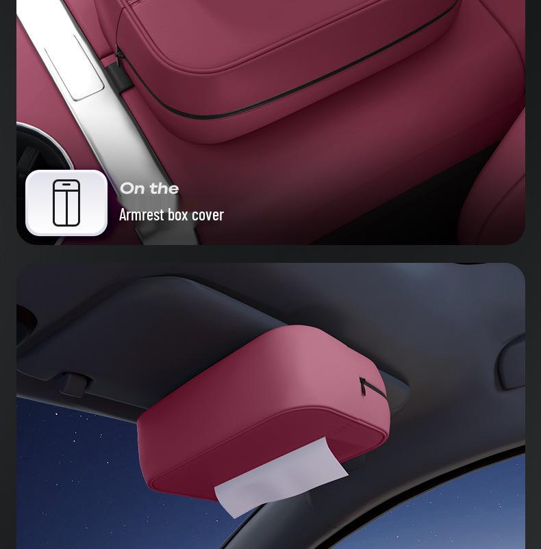 Voyah Taishan Car Tissue Box: Fits 26 Models, Armrest Mount, Seat Hanging, Interior Accessory.