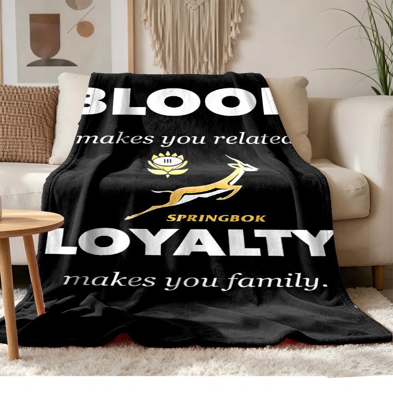 Νότια Αφρική Springboks Μαλακό και άνετο φανελένιο Κατάλληλο για καναπέδες σαλόνια υπαίθριο κάμπινγκ ταξίδια και επίσης κάνει ένα υπέροχο δώρο επετείου