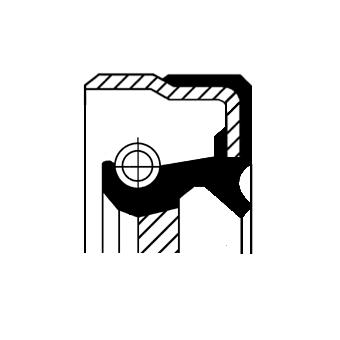 Corteco Shaft Seal, Automatic Transmission 01035821B Rozmiar 1