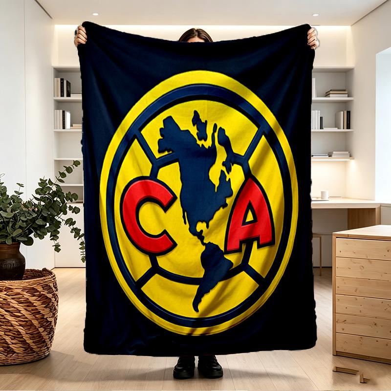 Club America Print Blanket - Soft & Comfortable, for Bedroom, Travel, Sofa, Home Decoration - Birthday Christmas Gift for Friend