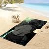 Tears On a Withered Flower Beom Tae Ha Print Beach Towel, Large Soft Quick Dry Towel for Beach Camping Swimming