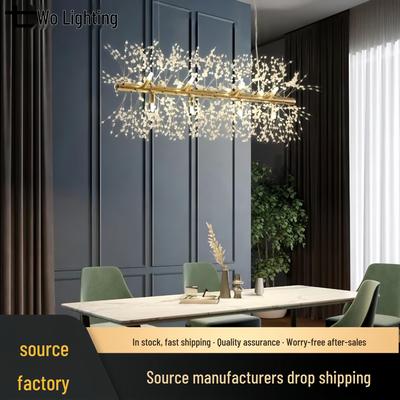 Modern Starry Sky Dandelion Crystal Chandelier for Dining Room